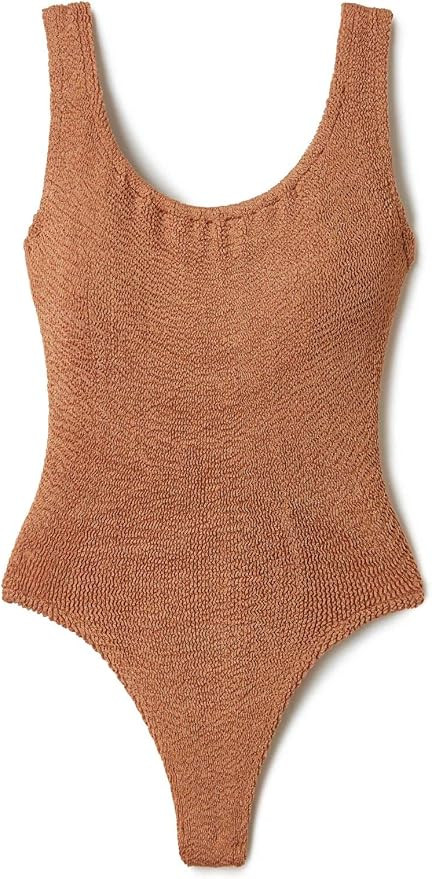 Hunza G Women's Square Neck One Piece Swimsuit | Amazon (US)