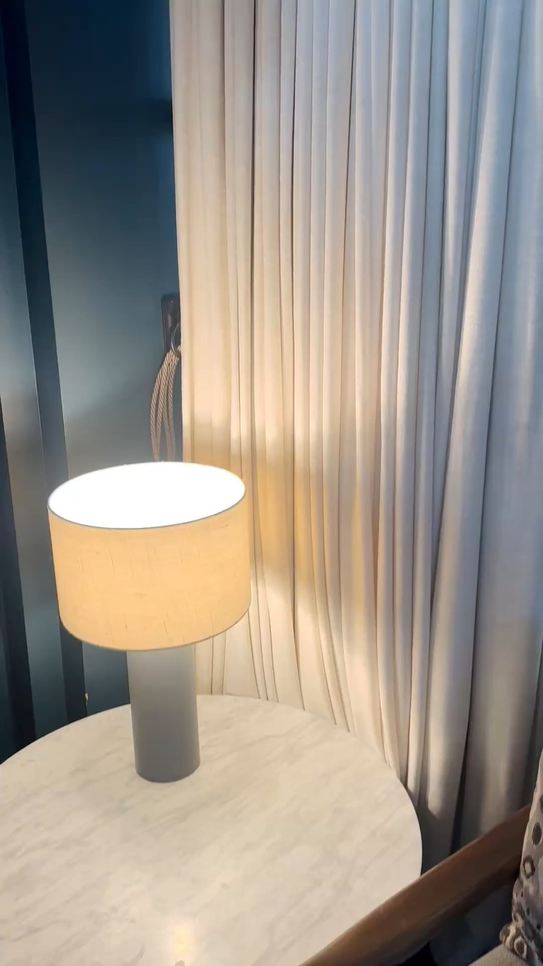 Linen drapes, a cozy lounge chair, and the soft glow of a table lamp create the kind of retreat you’ll never want to leave. A space to unwind, recharge, and enjoy a slower moment at home.#LinenDrapes #LoungeChair #AccentChair #SideTable #TableLamp #ReadingNook #CozyCorner #HomeDecor #InteriorDesign #LivingRoomInspo #HomeStyling #MoodLighting #RelaxedLiving #ElegantInteriors

#LTKHome #LTKdayinmylife #LTKHome