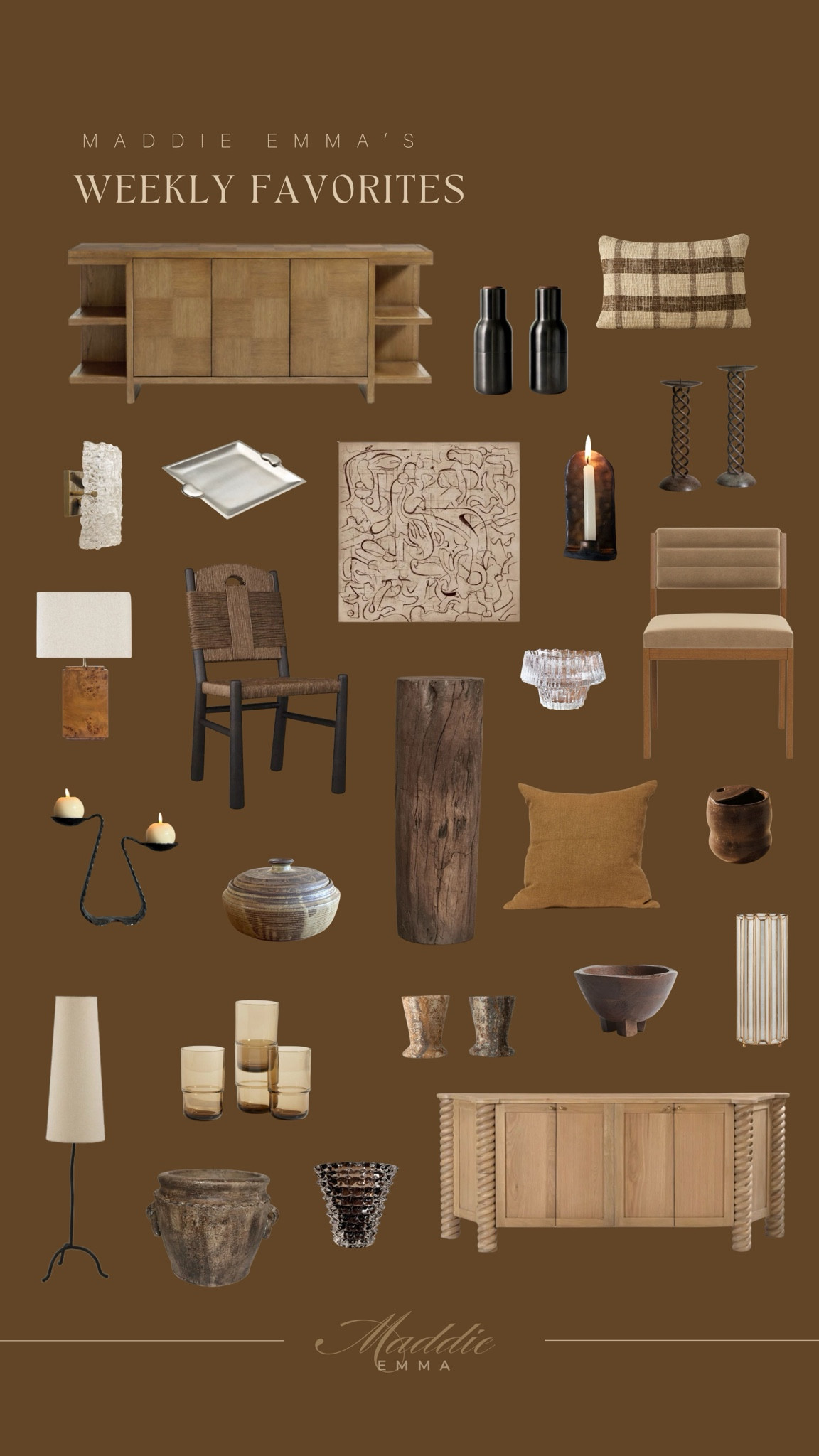 my weekly favorites 🤎 

#LTKHome