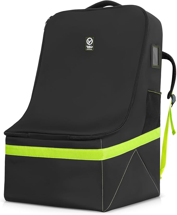 V VOLKGO Extra Padded Car Seat Travel Bag for Airplane, Heavy Duty Car Seat Bags for Air Travel L... | Amazon (US)