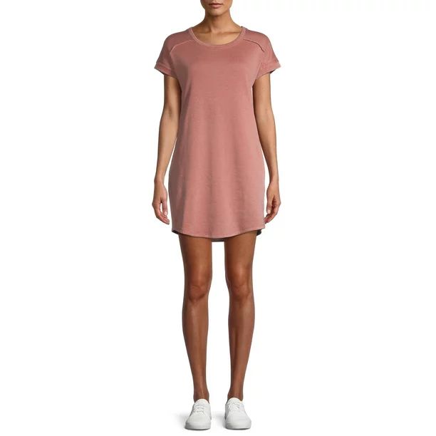 Wild Skye Women's Juniors Short Sleeve T-Shirt Dress | Walmart (US)