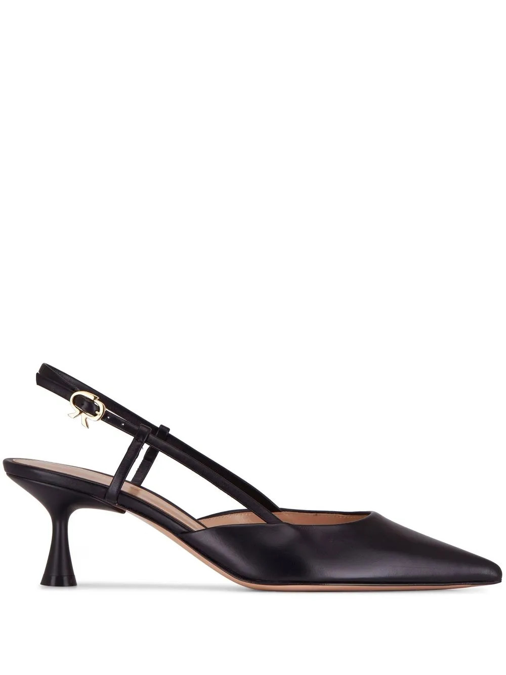 Gianvito Rossi Ascent 55mm slingback pumps - Black | Farfetch Global