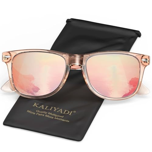 KALIYADI Womens-Sunglasses Polarized Sunglasses Womens: Retro Trendy Sun Glasses with UV400 Protection for Travel Driving | Amazon (US)