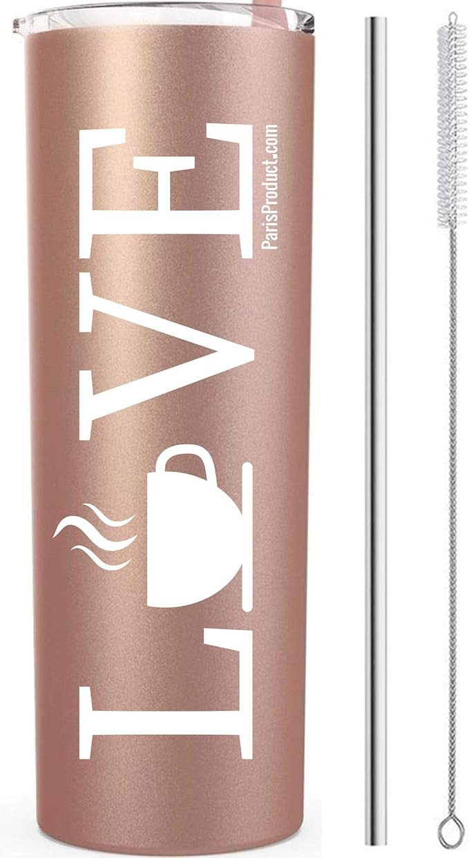 Birthday gifts for Coffee lover| Birthday gifts for women| Coffee Lover Stainless Steel Skinny Tu... | Amazon (US)