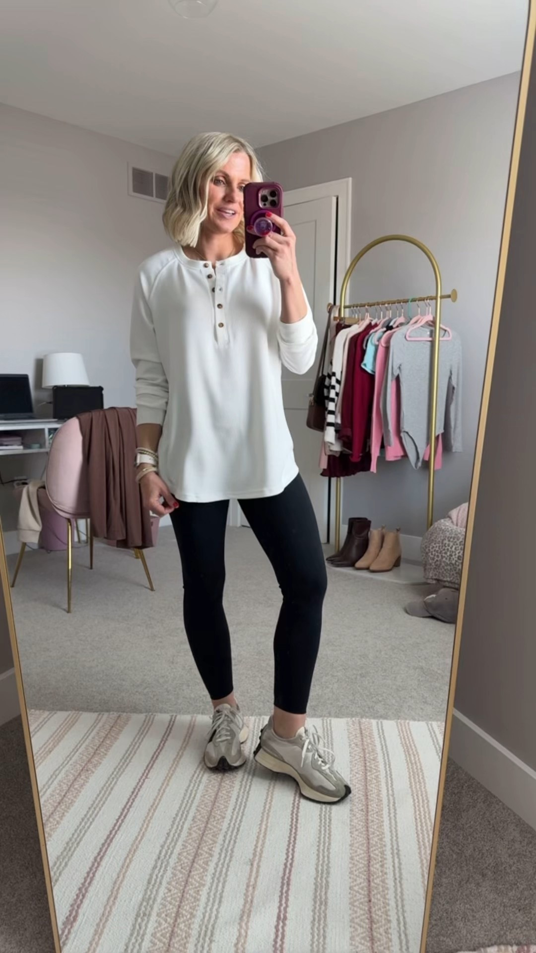 I love this white waffle knit Henley top from Amazon! This is so cute for spring! I’m wearing a small! 

#LTKOver40 #LTKPetite #LTKSeasonal