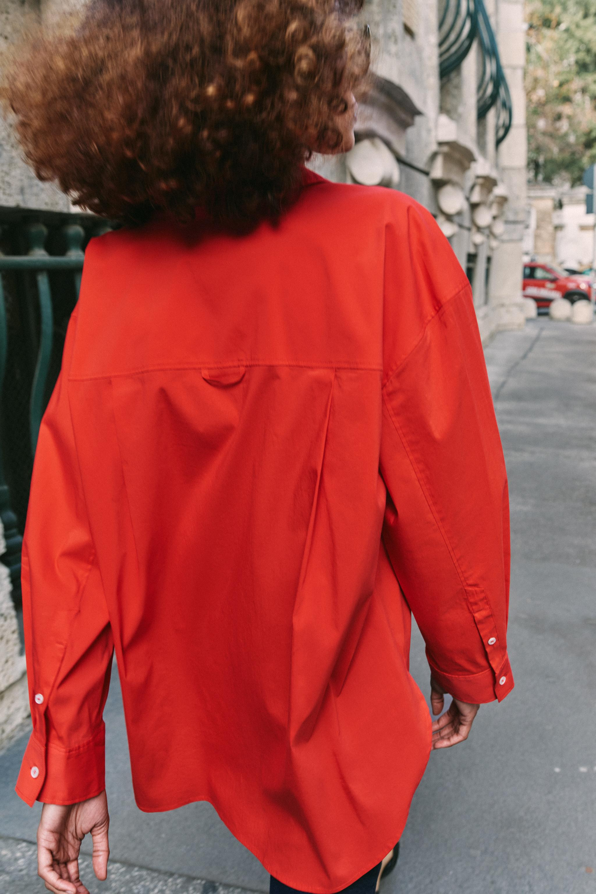 OVERSIZED POPLIN SHIRT | Zara US