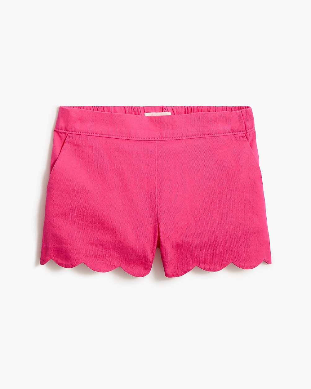 Girls' scallop-hem pull-on short | J.Crew Factory