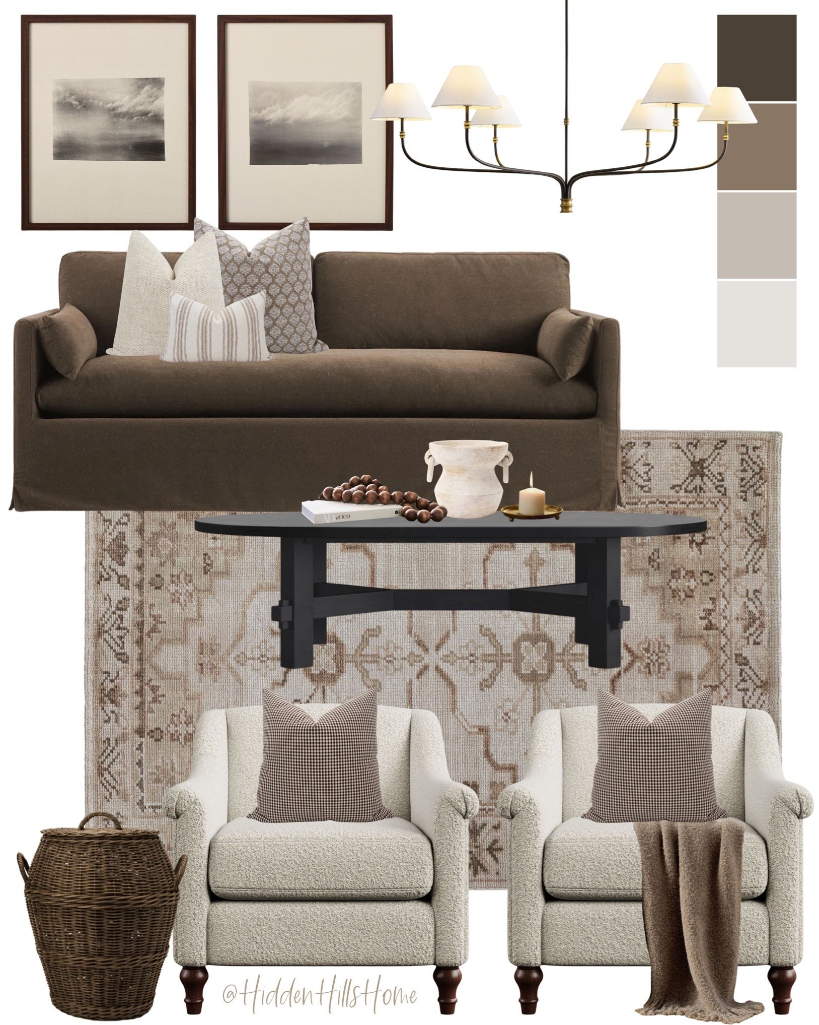 Living room decor ideas, living room mood board, home decor inspiration, living room sofa, living room coffee table, rug, cozy living room design, e-design #decor

#LTKHome #LTKSaleAlert #LTKSeasonal