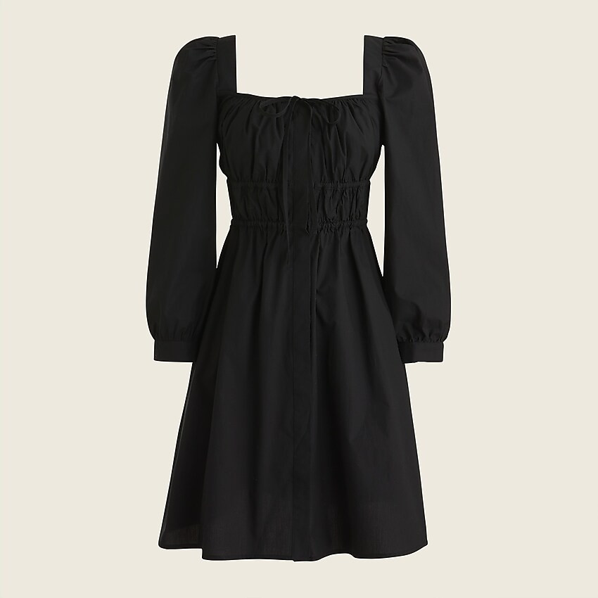 J.Crew: Cinched-waist Cotton Poplin Dress For Women | J. Crew US