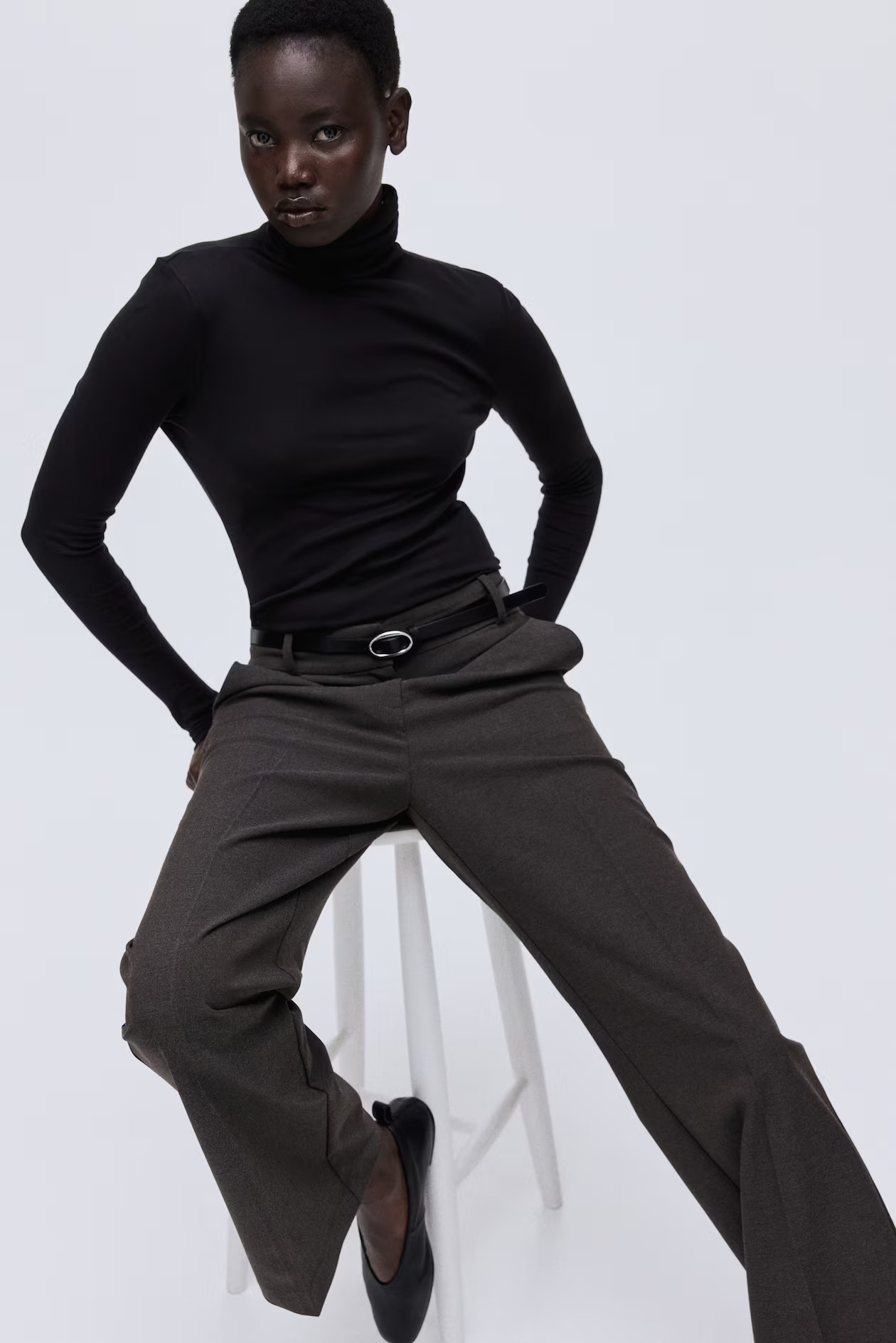 Pima cotton turtleneck top | H&M (UK, MY, IN, SG, PH, TW, HK)