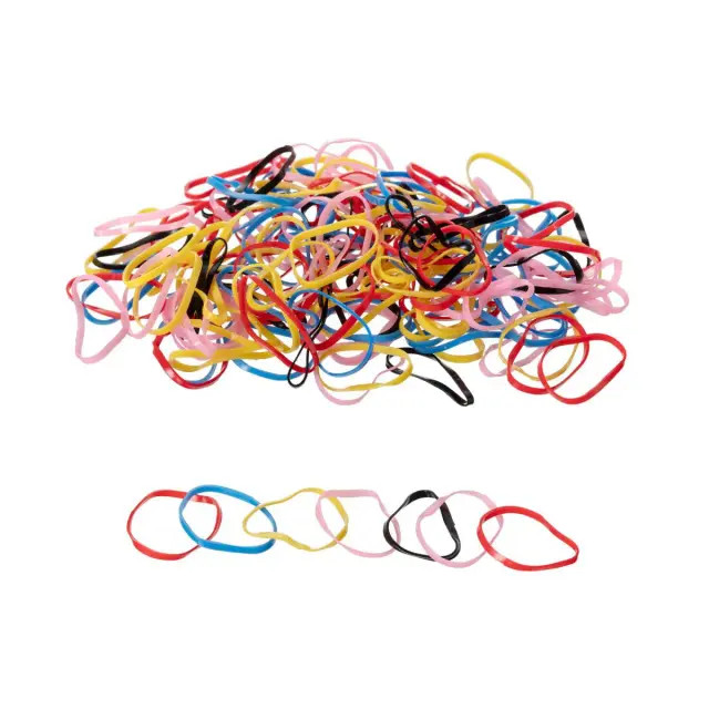 ELáSTICO DE SILICONE PARA CABELO TAMANHO P 200 UNIDADES - PROART Cores Sortidas | DrogaRaia (BR)