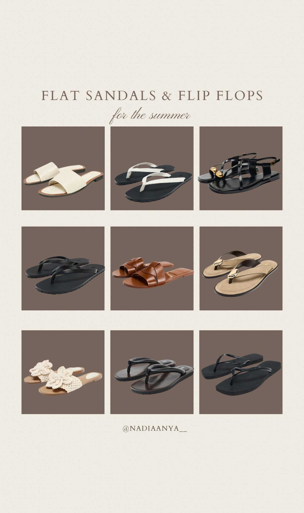 Flat sandals and flip flops for the summsands

#LTKspring #LTKshoes #LTKsummer