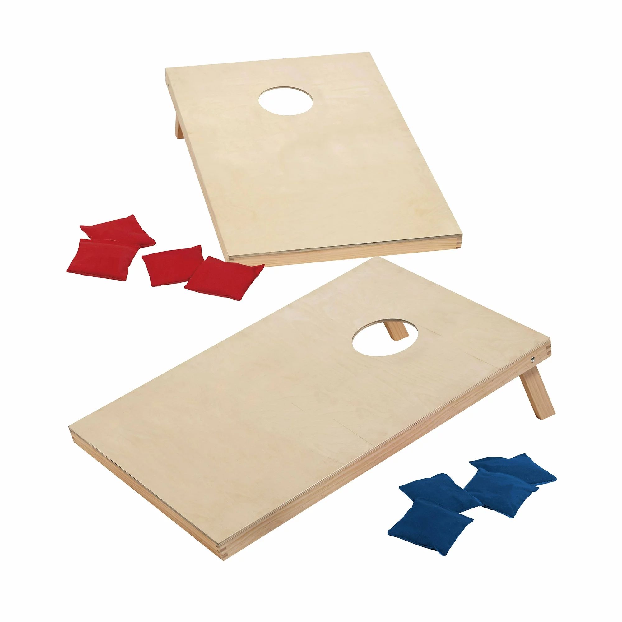 MD Sports 36-inch Solid Wood Cornhole Set with All-Weather Bean Bags, Lawn Games | Walmart (US)