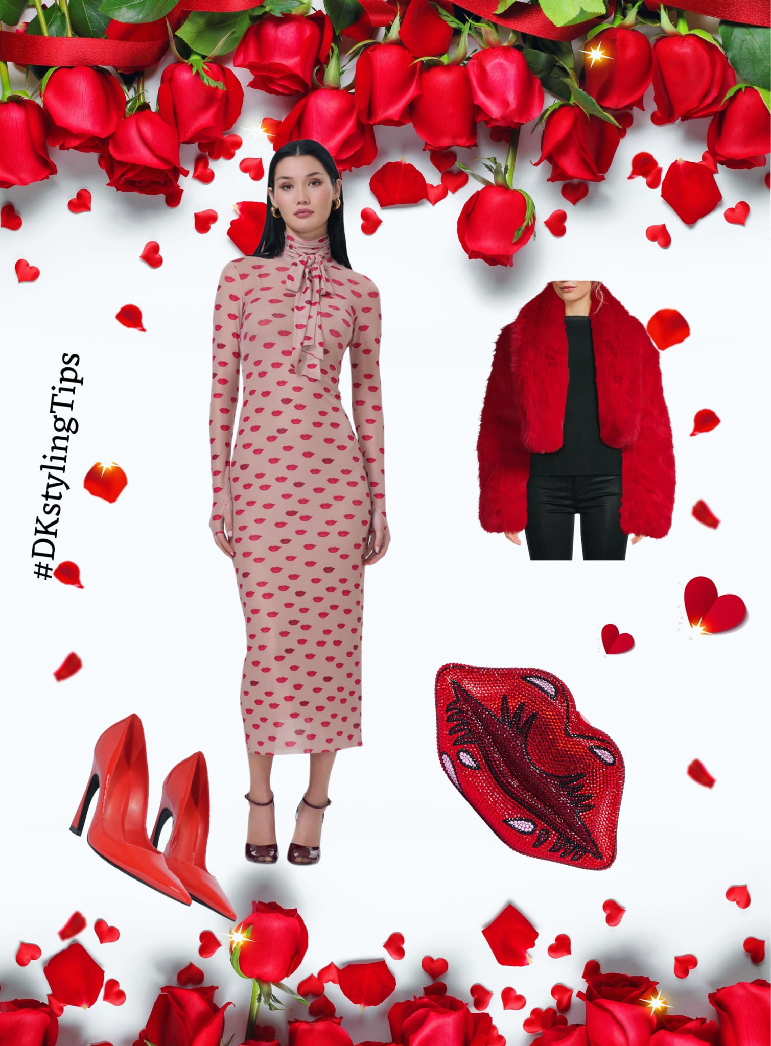 A sassy valentine babe in rouge 💋

#LTKStyleTip