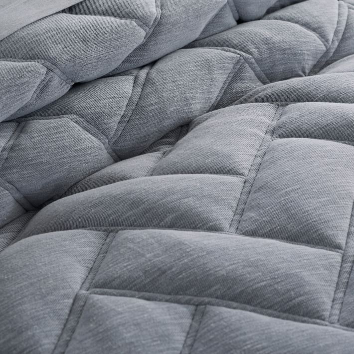 Jersey Supersoft Sweatshirt Quilt & Sham | Pottery Barn Teen