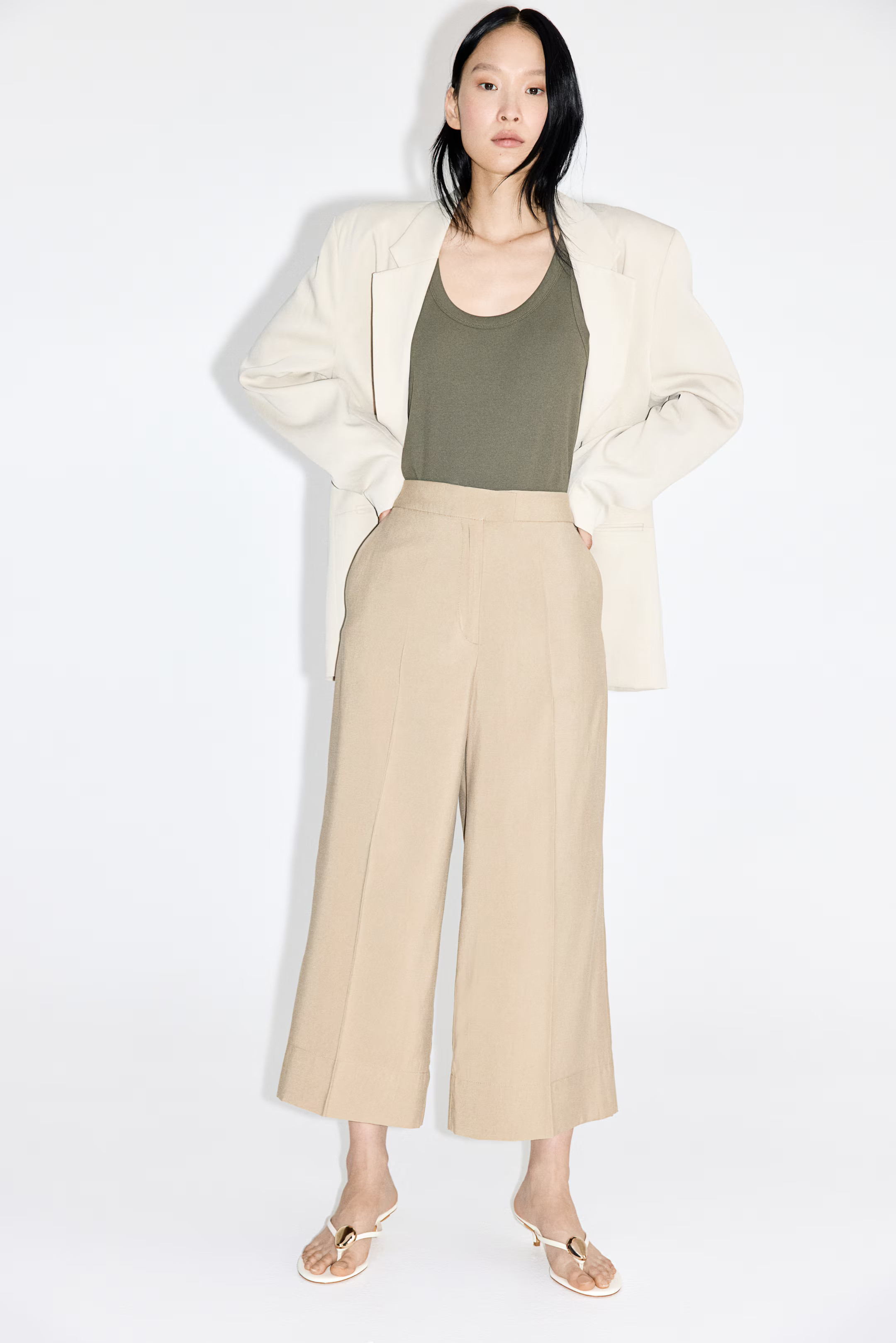 Elegante Culotte - Beige - Ladies | H&M DE | H&M (DE, AT, CH, NL, FI)