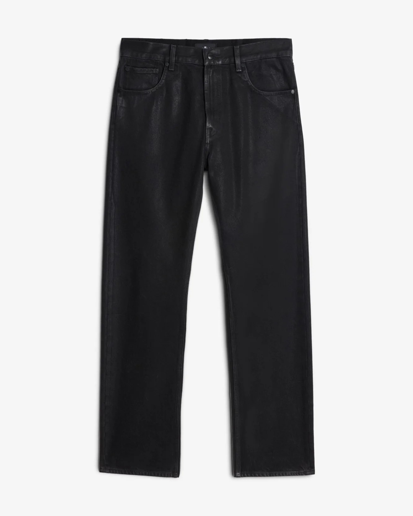 Coated Denim Modern Straight in Space Rock | 7 For All Mankind
