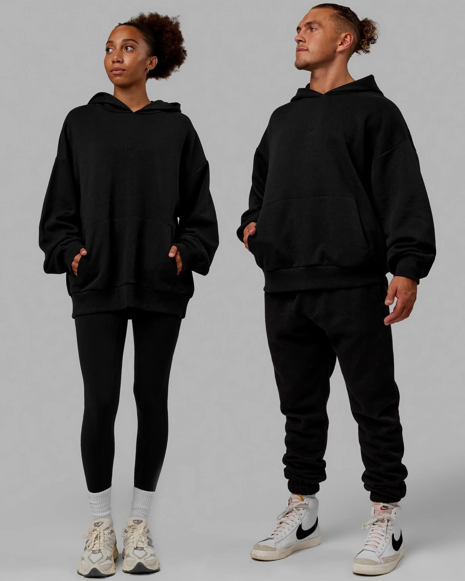 Unisex MVP Hoodie Oversize - Black | LSKD
