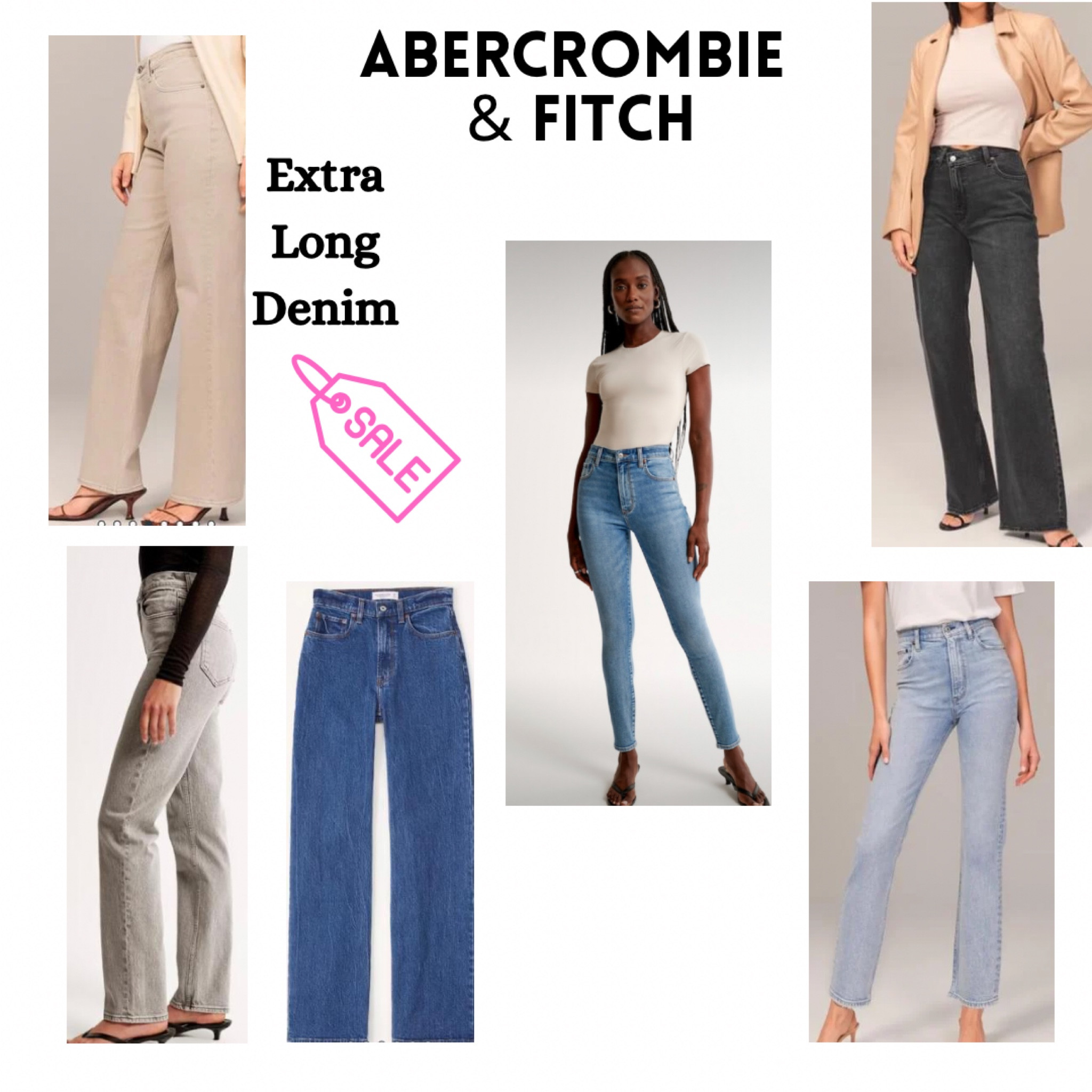 My picks in the Abercrombie & Finch denim sale for the long legged ladies. They will go fast! 

#LTKBacktoSchool #LTKsalealert