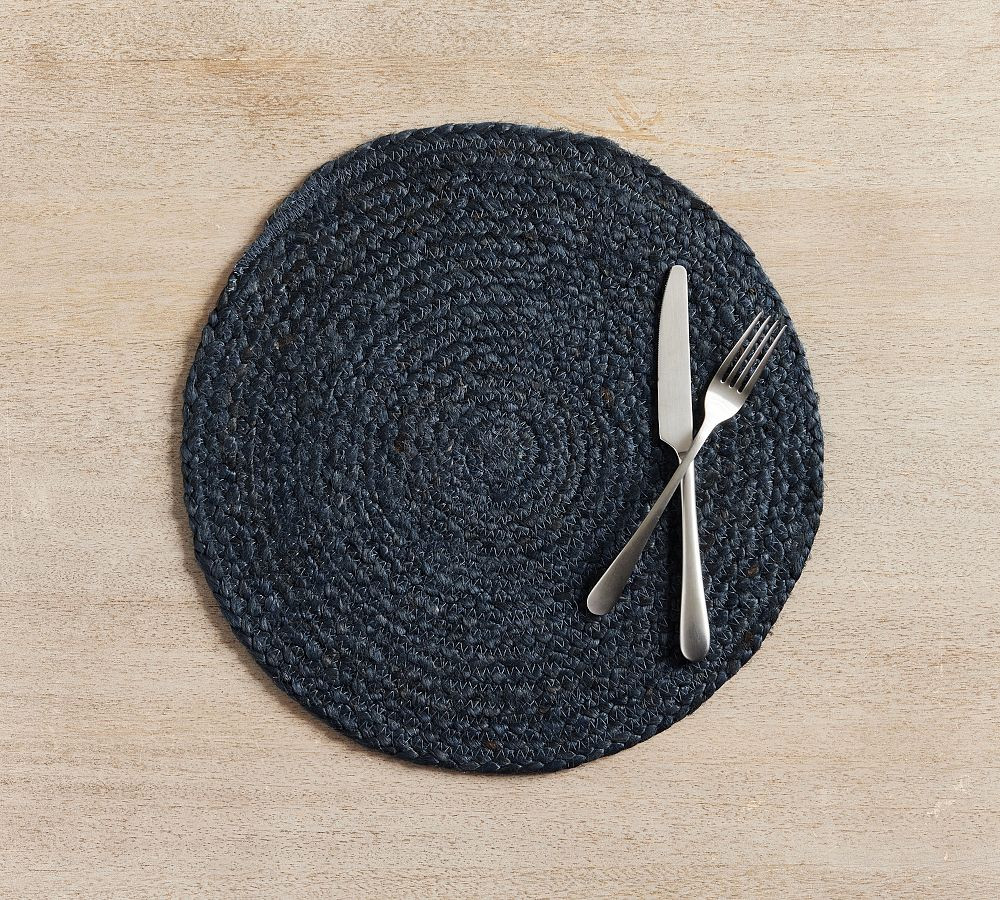Colton Jute Round Placemats | Pottery Barn (US)