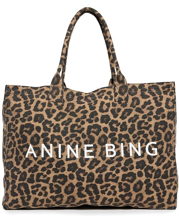 ANINE BING Women's Leo Canvas Tote | Amazon (US)