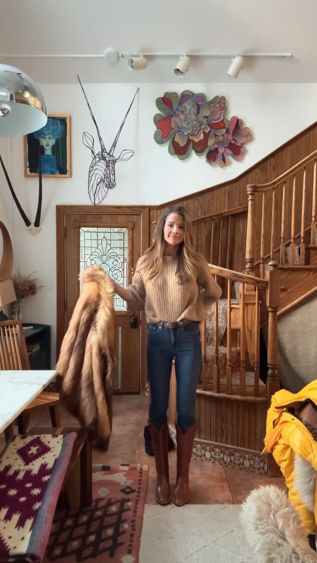 Last night in Aspen 🥲 favorite jeans and boots! The faux fur is Donna Salyers Fabulous Furs 

#LTKSeasonal