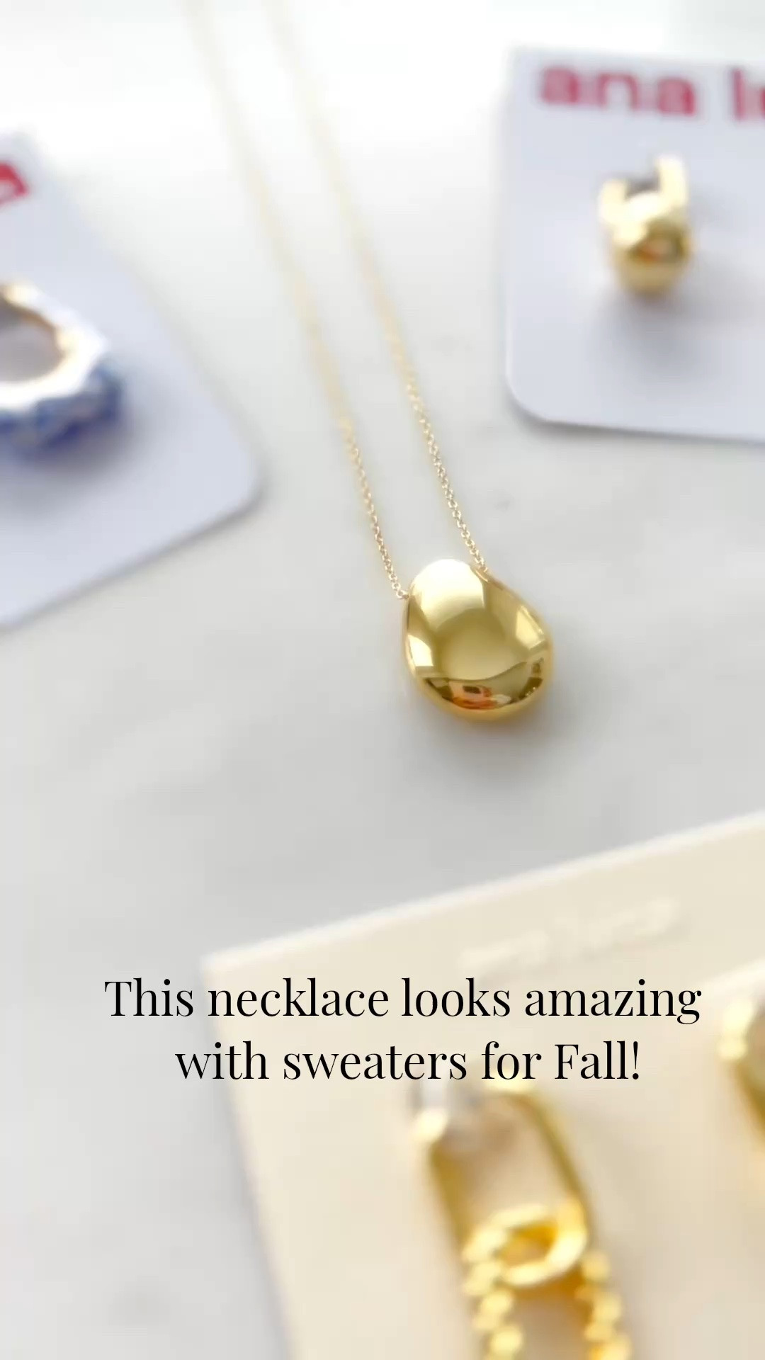 This @Ana Luisa necklace looks amazing with sweaters for Fall. Also looks fantastic with turtlenecks.

Great necklace to wear if you work in an office work space. Under $75.

This would make an excellent holiday gift or stocking stuffer too.

#LTKSeasonal #LTKOver40 #LTKSaleAlert #LTKTravel #LTKgrwm #LTKootd #LTKvlog #LTKWorkwear