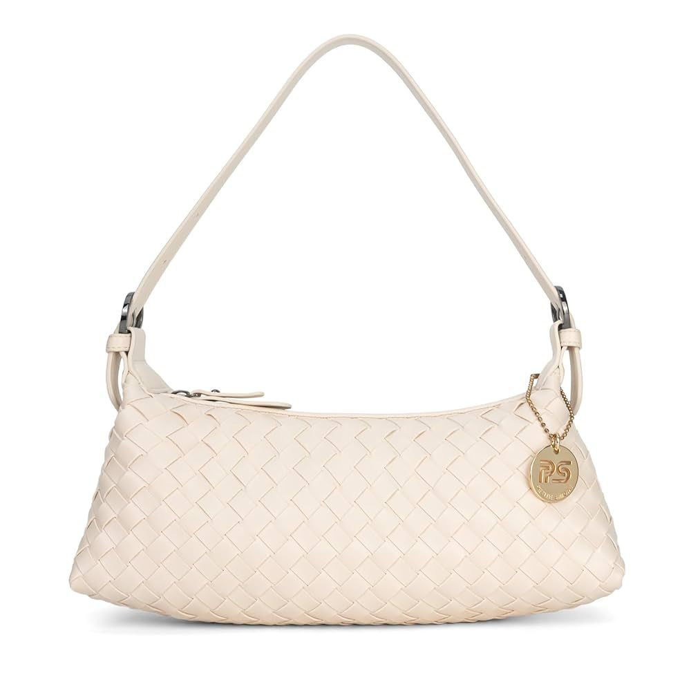 PS PETITE SIMONE Shoulder Bag, Mini Purse for Women Judy Small Clutch, Vegan Leather Woven Handba... | Amazon (US)