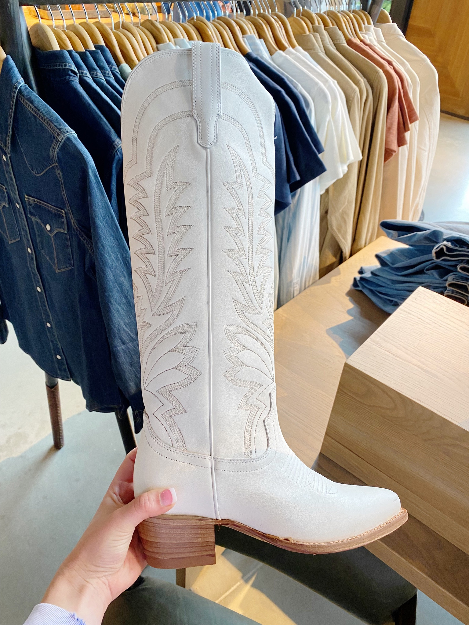 Tecovas new Abby Boot! SO comfortable! I’m a size 7.5 and had to size up to the size 8! Went home with the tan suede but will definitely be getting the black soon! P.S. I have a wide calf and these fit no problem with room to spare!

Tecovas, boots, western boots, cowboy boots, trending, best seller 

#LTKSeasonal #LTKstyletip #LTKshoecrush