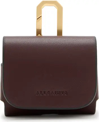 AllSaints Leather AirPod Case | Nordstrom | Nordstrom