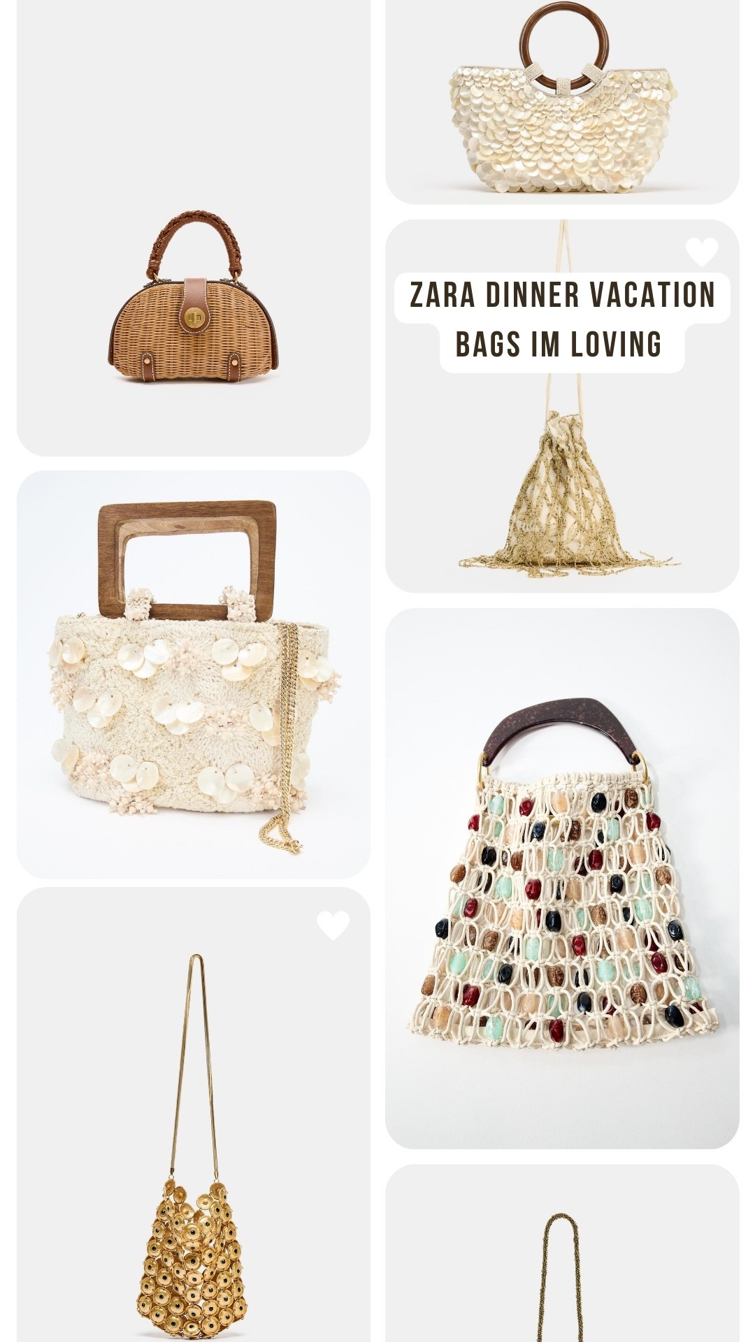 adorable dinner bags from
Zara I’m loving!! 

#LTKootd #LTKTravel #LTKgrwm