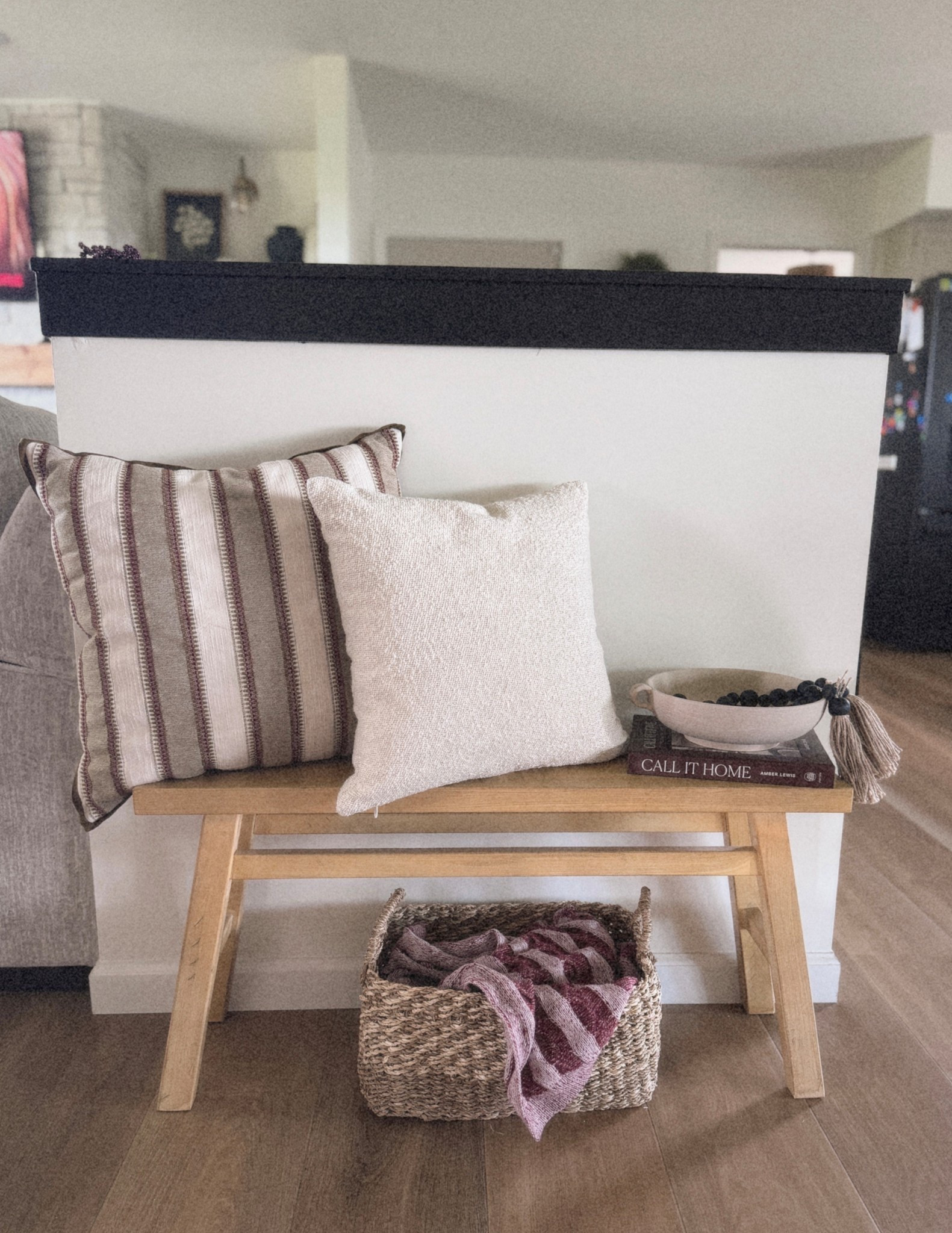 The Target bench that’s on sale 🙌 Styled with neutral pillows, a woven basket + throw, and a simple stack + bowl. Such an easy way to refresh a space! Everything linked so you can recreate the look.
#LTKhome #LTKfinds #LTKdecor #targethome #benchstyling #neutraldecor

