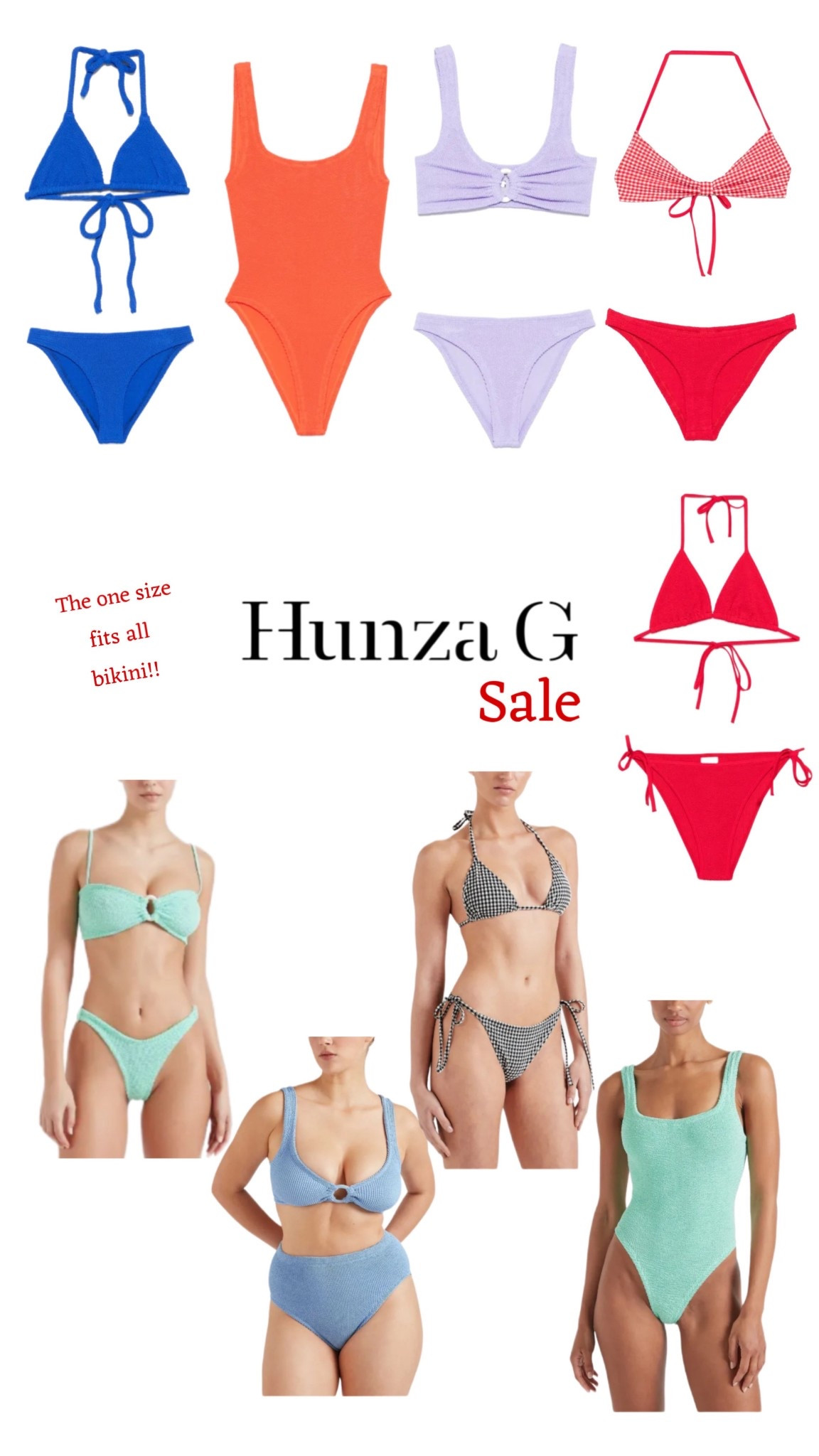 Hunza G sale on Farfetch
Best bikini bathing suit one size stretchy 

#LTKSeasonal #LTKSwim #LTKTravel