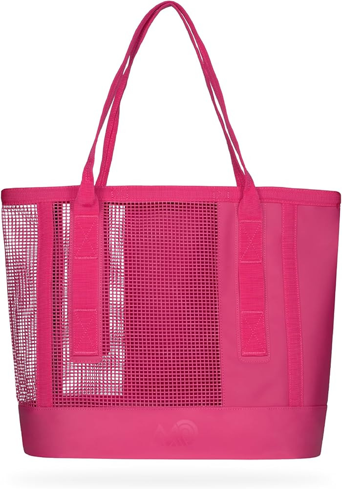 MISSION Outdoor Cassi Lightweight Beach Tote Bag with Waterproof Bottom and Coated Mesh for Beach... | Amazon (US)