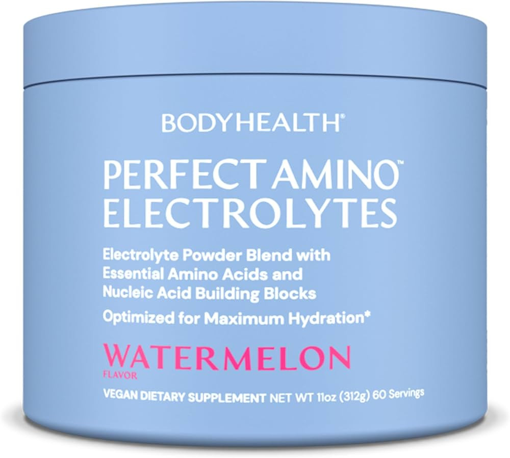 BodyHealth PerfectAmino Electrolytes Powder No Sugar, Keto Sugar Free Fasting Electrolytes Drink ... | Amazon (US)
