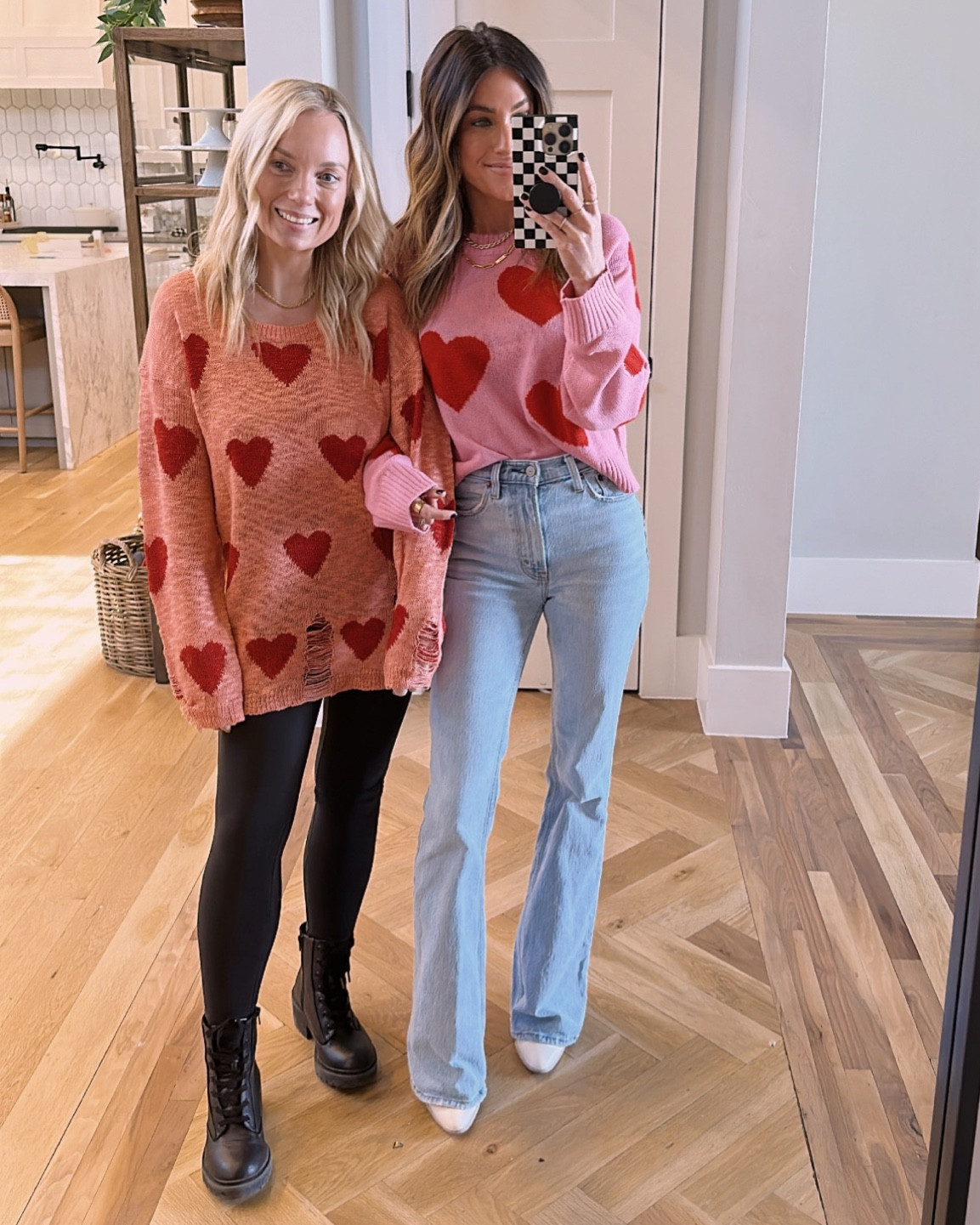 Both wearing smalls in our sweaters!❤️



#LTKunder50 #LTKstyletip