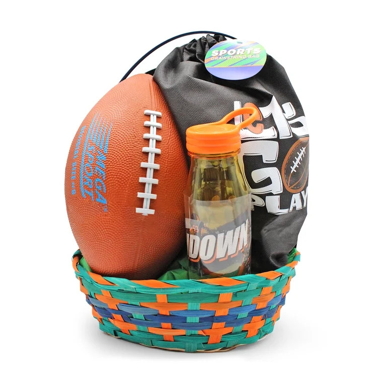 Football with Bag Prefilled Easter Basket, by Megatoys | Walmart (US)