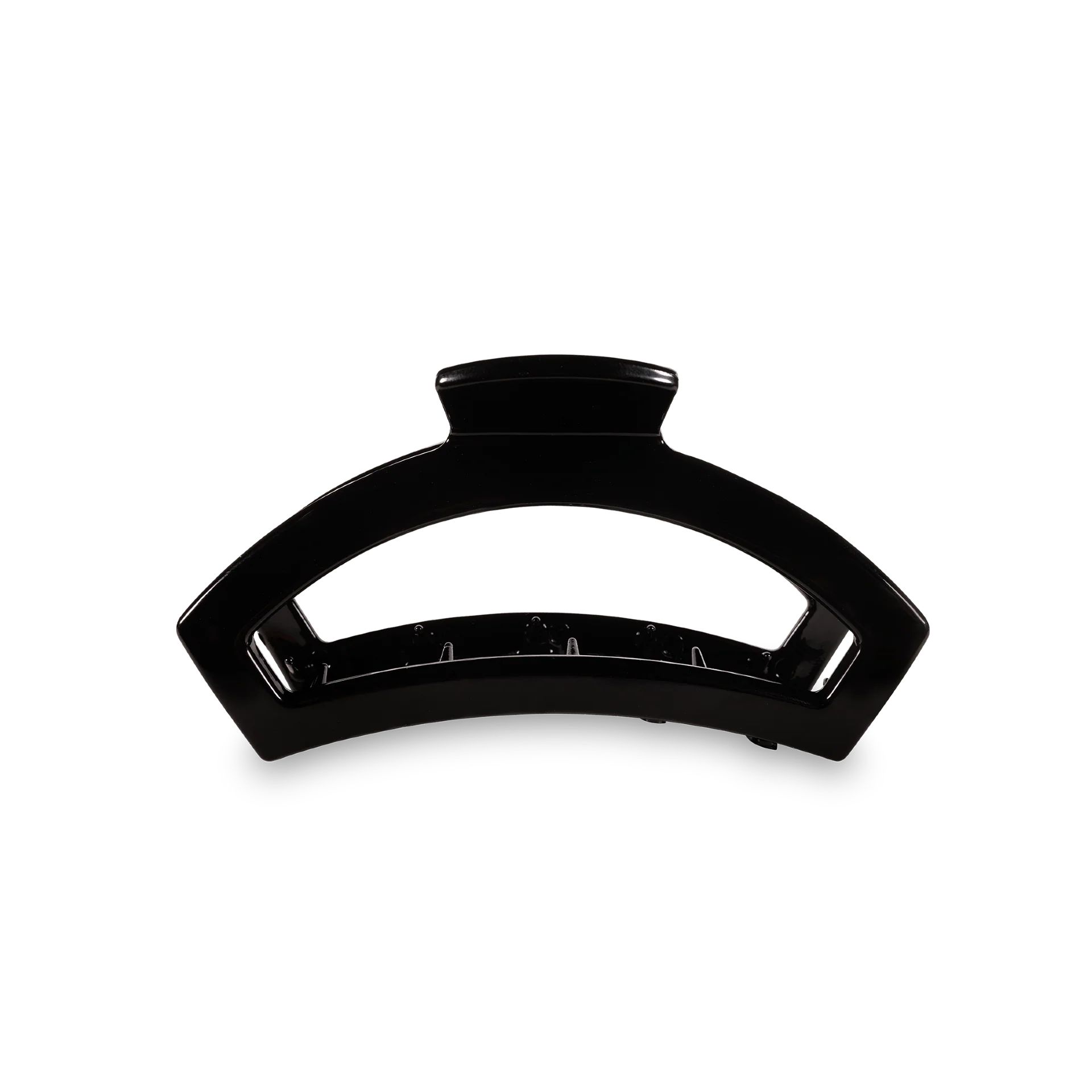 Open Jet Black Small Hair Clip | TELETIES