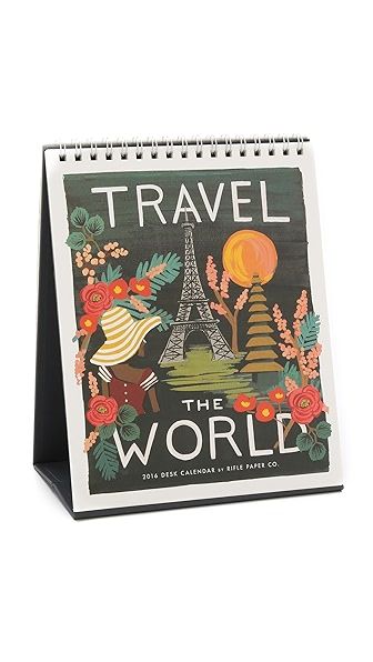 2016 Travel the World Desk Calendar | Shopbop