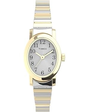 Timex Women's Cavatina Watch - TPearl Dial Gold-Tone Case | Amazon (US)