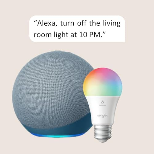 Echo (4th Gen) | Twilight Blue with Sengled Matter Smart Bulb | Amazon (US)