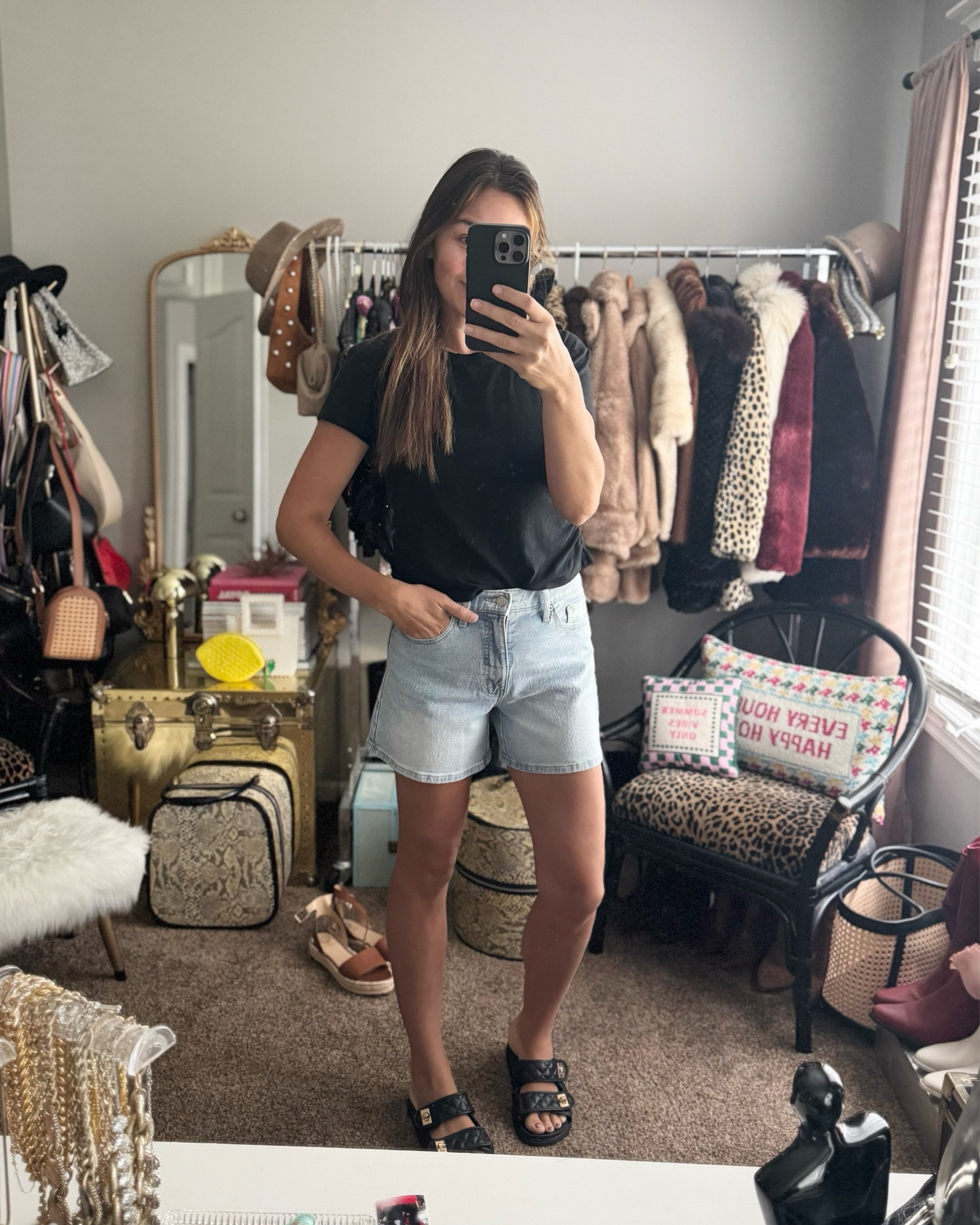 I love my Levi’s but I think these are a great dupe for a Levi’s mom short lewwk— Walmart! Under $20! Multiple washes. Good length. Light stretch. 

Wearing a size 4!

#LTKootd #LTKmomlife #LTKSaleAlert