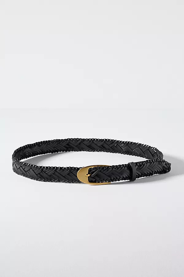 Gemma Woven Leather Belt | Anthropologie (US)
