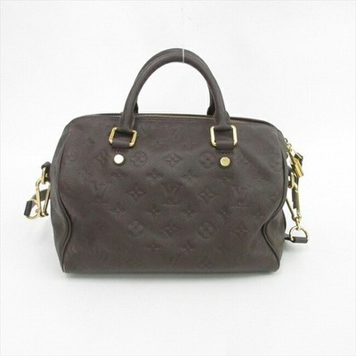 Louis Vuitton Monogram Empreinte Speedy Bandouliere 25 Terre Brown Bag M40761 SA | eBay US