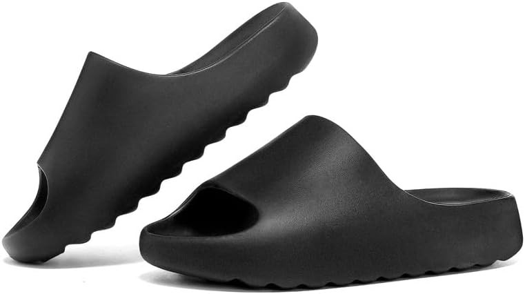 Amazon.com | youermei Kids Cloud Slides, Non-Slip Pillow Slippers for Girls Boys Thick Sole Open ... | Amazon (US)