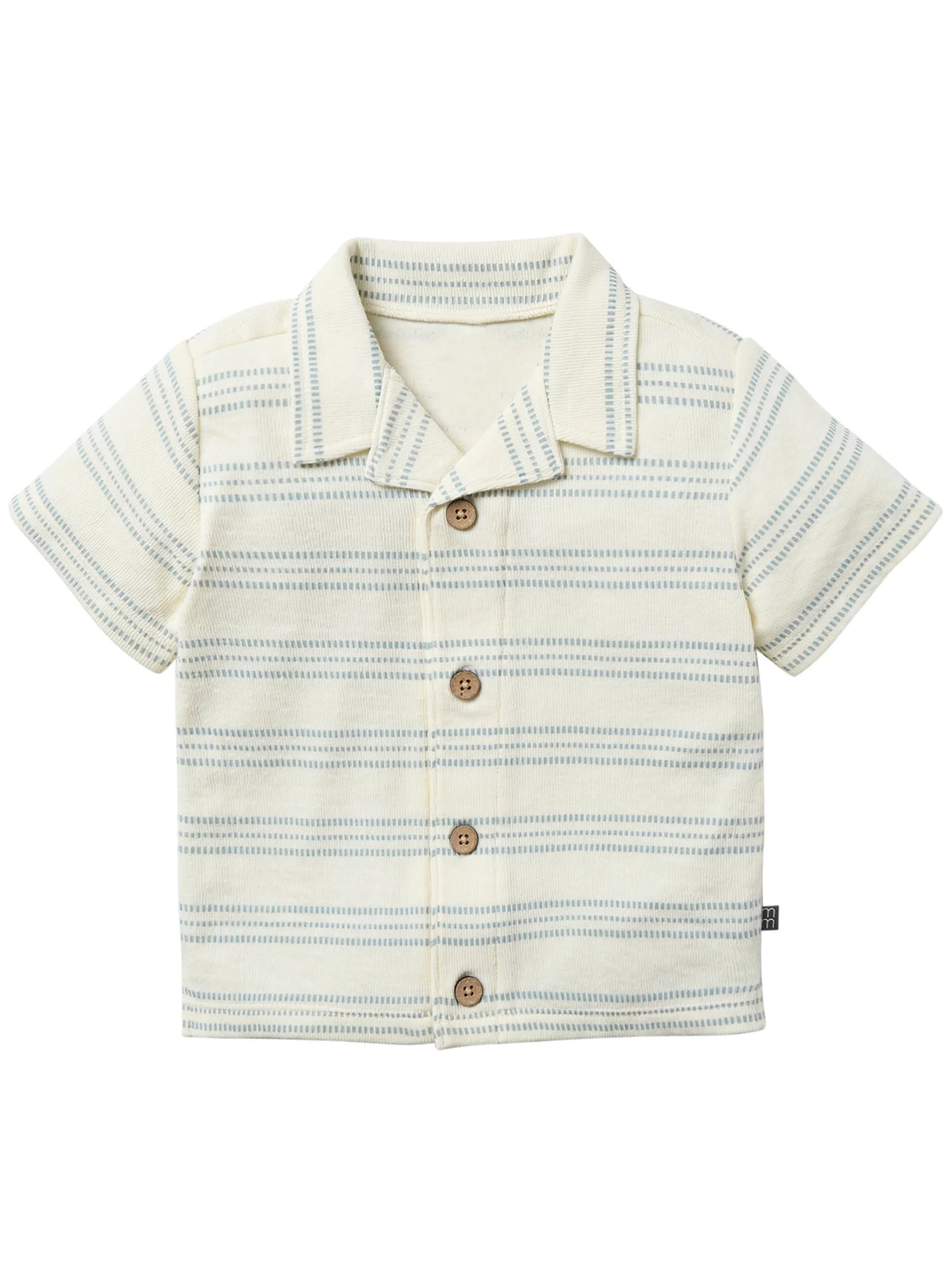 Modern Moments by Gerber Toddler Boy Organic Button Up Collar Shirt, Sizes 12M-5T | Walmart (US)
