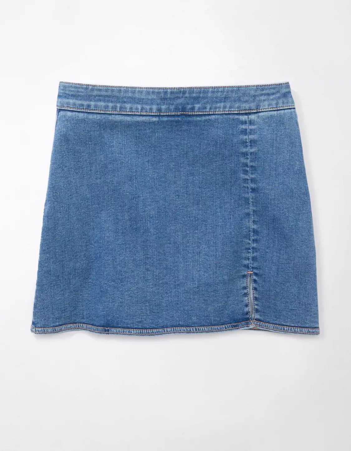 AE Next Level High-Waisted Denim Skort | American Eagle Outfitters (US & CA)