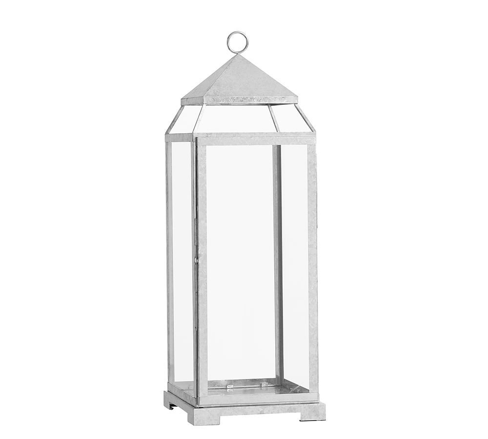 Malta Glass & Metal Indoor/Outdoor Lantern Collection | Pottery Barn (US)