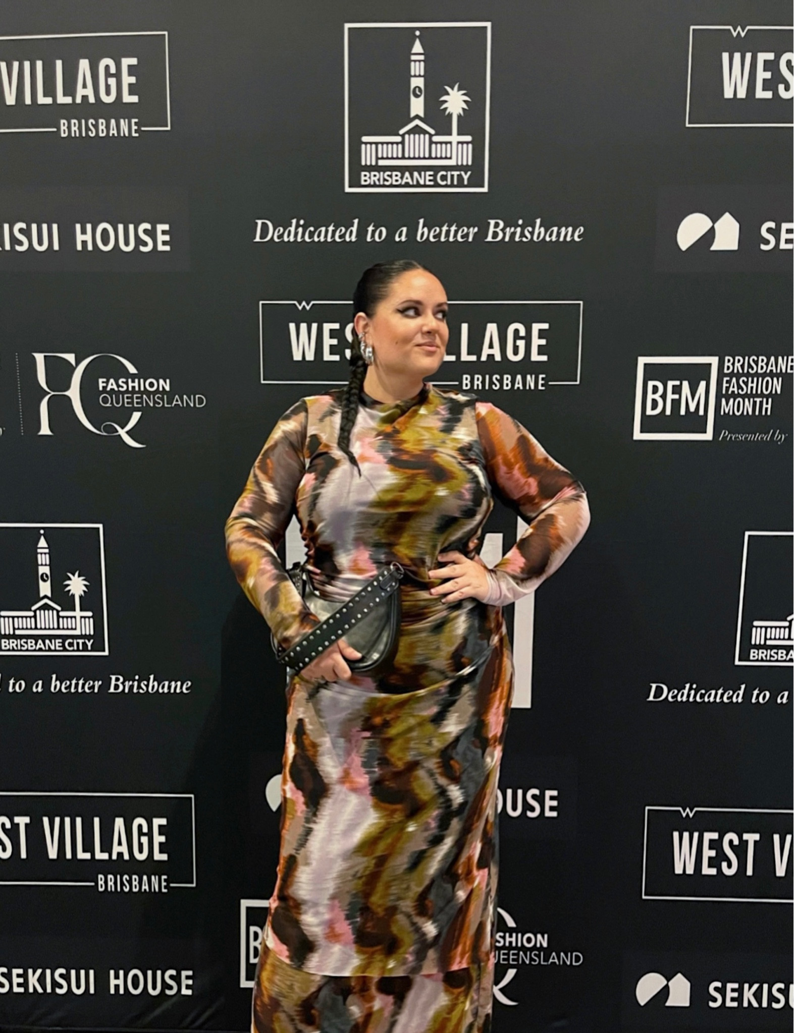 A night out at Brisbane Fashion Month Last night wearing this beauty of a dress which is so so comfortable and flattering, she’s also ruched on the tummy which is fabulous for when you’re feeling self conscious about your tummy like i was! 🖤

#LTKmidsize #LTKplussize #LTKcurves