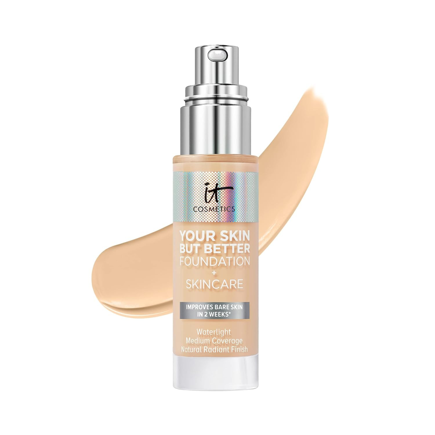 IT Cosmetics Your Skin But Better Foundation + Skincare - Hydrating Medium Buildable Coverage - M... | Amazon (US)